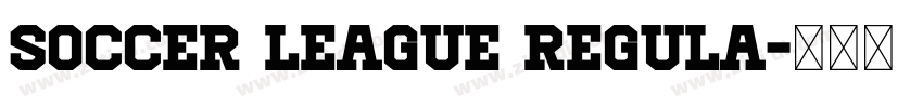 Soccer League Regula字体转换